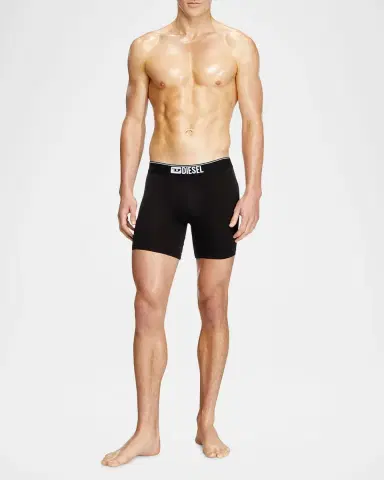 Diesel Men's Max Stretch 3-Pack Boxer Briefs | Thumbnail 2