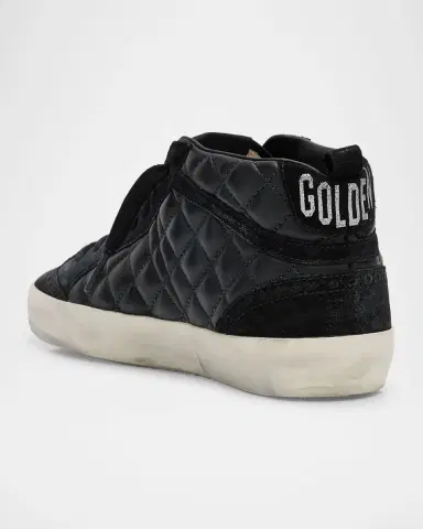 Golden Goose Midstar Classic Matellasse Nappa Leather Mid-Top Sneakers | Thumbnail 4 Golden Goose Midstar Classic Matellasse Nappa Leather Mid-Top Sneakers | Thumbnail 4