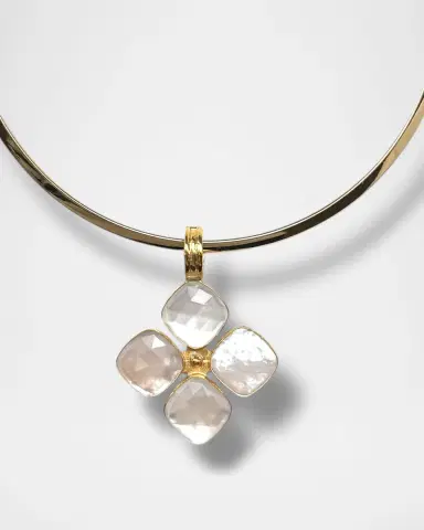 Dina Mackney Quatre Mother of Pearl Doublet Necklace | Thumbnail 3 Dina Mackney Quatre Mother of Pearl Doublet Necklace | Thumbnail 3