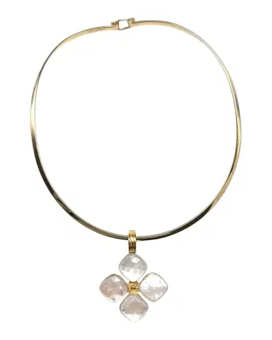 Dina Mackney Quatre Mother of Pearl Doublet Necklace | Thumbnail 1 Dina Mackney Quatre Mother of Pearl Doublet Necklace | Thumbnail 1