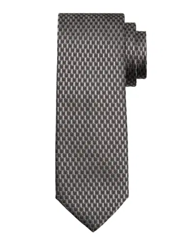 Canali Men's Multi-Geometric Jacquard Silk Tie | Thumbnail 1