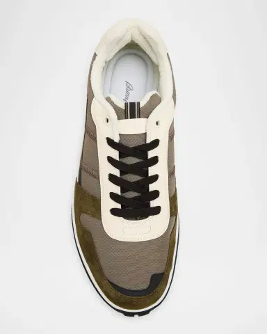 Brioni Men's Crossing Low-Top Sneakers | Thumbnail 5