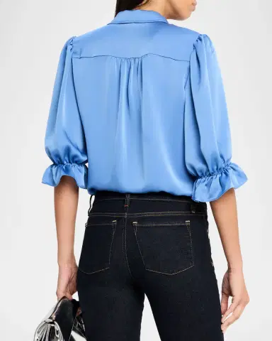 Ramy Brook Dina Satin Bodysuit | Thumbnail 2 Ramy Brook Dina Satin Bodysuit | Thumbnail 2