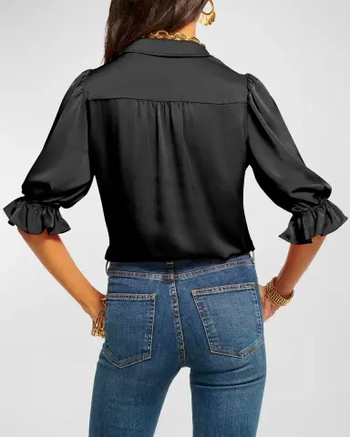 Ramy Brook Dina Satin Bodysuit | Thumbnail 6 Ramy Brook Dina Satin Bodysuit | Thumbnail 6