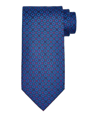 Stefano Ricci Men's Woven Squares Silk Tie | Thumbnail 1