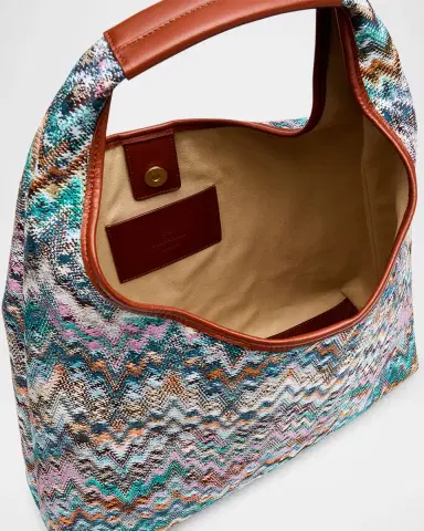 Missoni Large Zigzag Canvas Tote Bag | Thumbnail 3