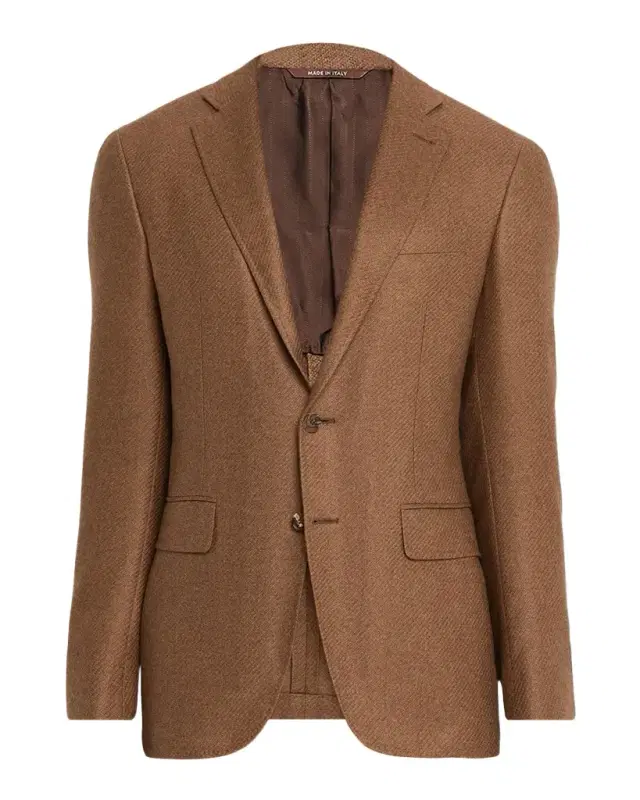 Men 's Cashmere and Silk Notch Lapel Blazer