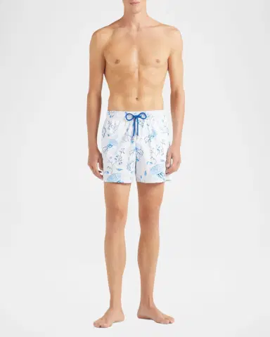 Vilebrequin Men's Stretch Jellyfish Swim Trunks | Thumbnail 2