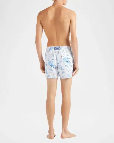 Vilebrequin Men's Stretch Jellyfish Swim Trunks | Thumbnail 3