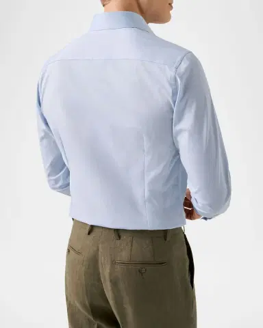 Eton Men's Signature Twill Contemporary-Fit Dress Shirt | Thumbnail 3