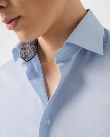 Eton Men's Signature Twill Contemporary-Fit Dress Shirt | Thumbnail 5