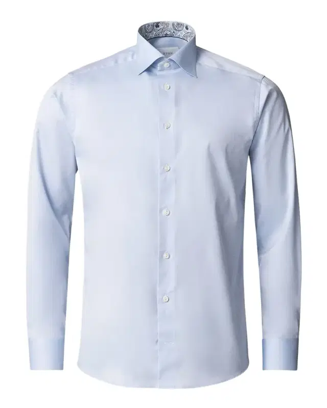 Men 's Signature Twill Contemporary-Fit Dress Shirt