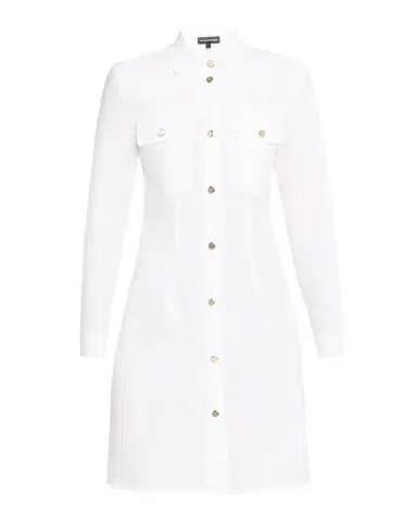 Emporio Armani Cotton Poplin Mini Shirtdress | Thumbnail 1