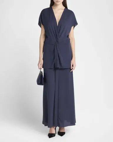 Giorgio Armani Tiered Soft Silk Gown | Thumbnail 2