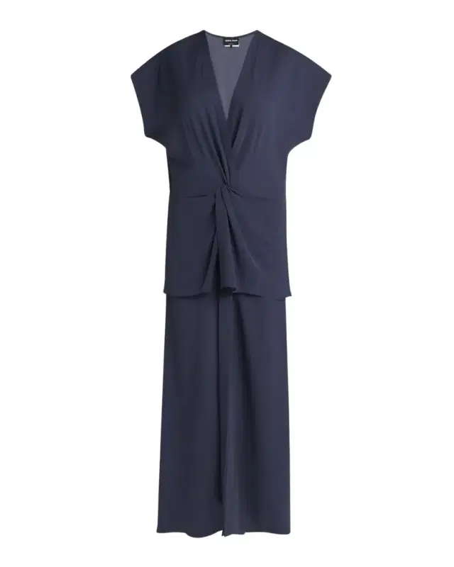 Tiered Soft Silk Gown