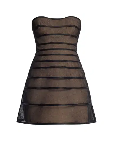 BCBGMAXAZRIA Strapless Fit-&-Flare Mini Dress | Thumbnail 1 BCBGMAXAZRIA Strapless Fit-&-Flare Mini Dress | Thumbnail 1