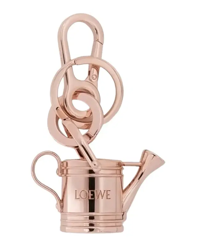 Watering Can Key Ring in Brass