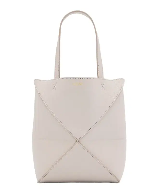 Loewe Puzzle Fold Mini Tote Bag in Calf Leather