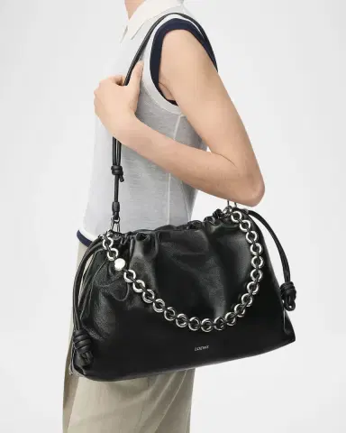 Loewe Flamenco Large Shoulder Bag in Nappa Leather | Thumbnail 2