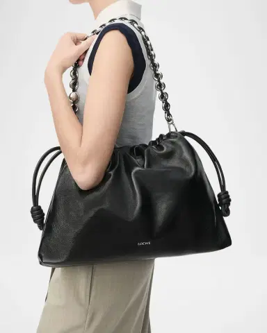 Loewe Flamenco Large Shoulder Bag in Nappa Leather | Thumbnail 3