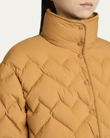 Moncler Senevee Chevron-Quilted Short Down Jacket | Thumbnail 6 Moncler Senevee Chevron-Quilted Short Down Jacket | Thumbnail 6