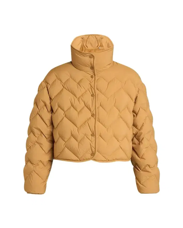Senevee Chevron-Quilted Short Down Jacket Senevee Chevron-Quilted Short Down Jacket