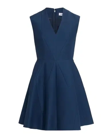 Dice Kayek Sleeveless Geometric Seamed Mini Dress | Thumbnail 1
