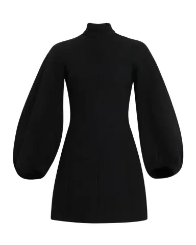 Dice Kayek High-Neck Balloon-Sleeve Mini Dress | Thumbnail 1