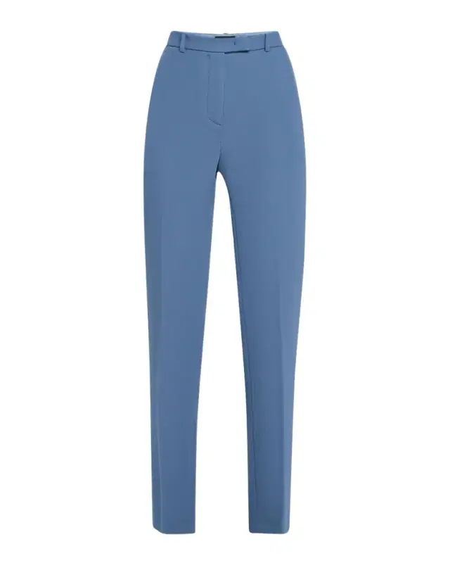 Emporio Armani Cropped Slim-Fit Pique Trousers