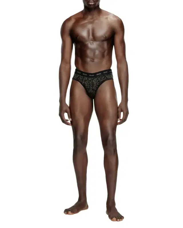 Men 's Andre Logo Waistband 3-Pack Boxer Briefs