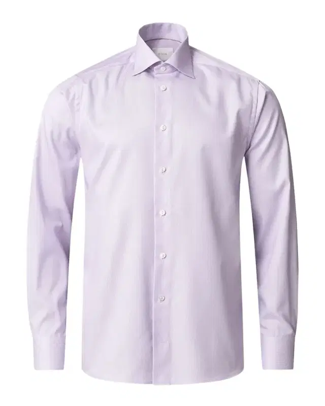 Men 's Elevated Textured Supima 120 Slim-Fit Dress Shirt