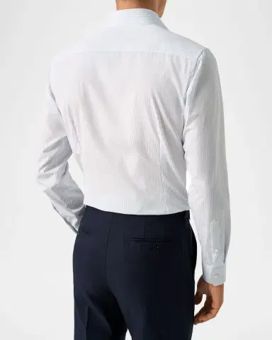 Eton Men's Elevated Stripe Supima 120 Slim-Fit Dress Shirt | Thumbnail 3