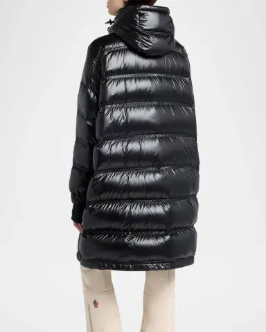 Moncler Grenoble Rochelairs Hooded Long Down Jacket | Thumbnail 3 Moncler Grenoble Rochelairs Hooded Long Down Jacket | Thumbnail 3