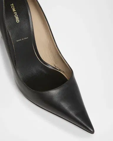 TOM FORD Betty Soft Calf Leather Pointed-Toe Pumps | Thumbnail 2