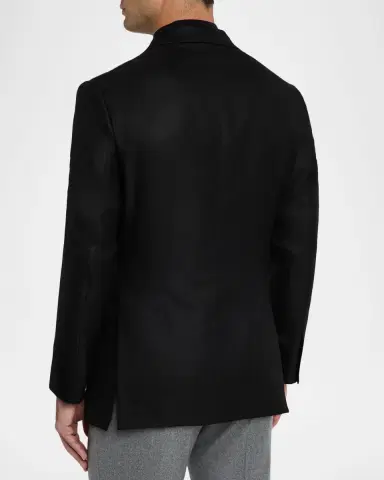 Brioni Men's Cashmere and Silk Notch Lapel Sport Coat | Thumbnail 3 Brioni Men's Cashmere and Silk Notch Lapel Sport Coat | Thumbnail 3