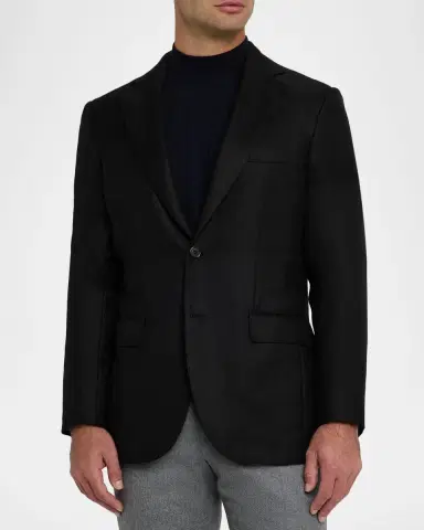 Brioni Men's Cashmere and Silk Notch Lapel Sport Coat | Thumbnail 4 Brioni Men's Cashmere and Silk Notch Lapel Sport Coat | Thumbnail 4