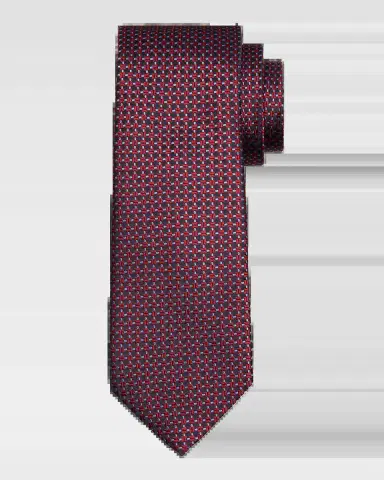Canali Men 's Neat Jacquard Silk Tie | Thumbnail 2