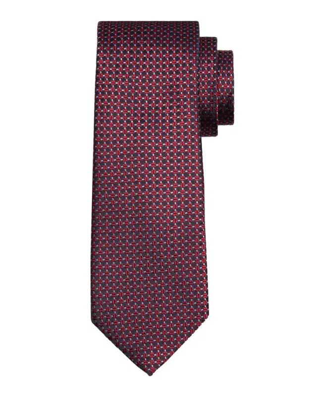 Men 's Neat Jacquard Silk Tie