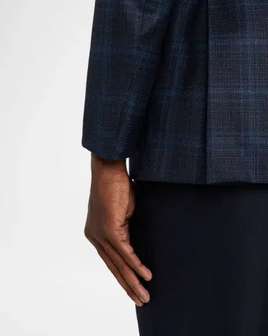 Brioni Men's Plaid Single-Breasted Blazer Jacket | Thumbnail 8 Brioni Men's Plaid Single-Breasted Blazer Jacket | Thumbnail 8