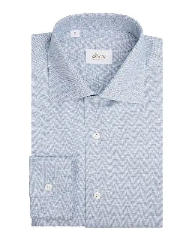 Men's Cotton Herringbone Dress Shirt Men's Cotton Herringbone Dress Shirt