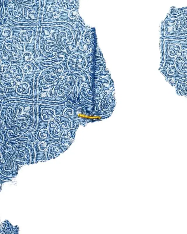 Eton Men 's Medallion Woven Silk Tie