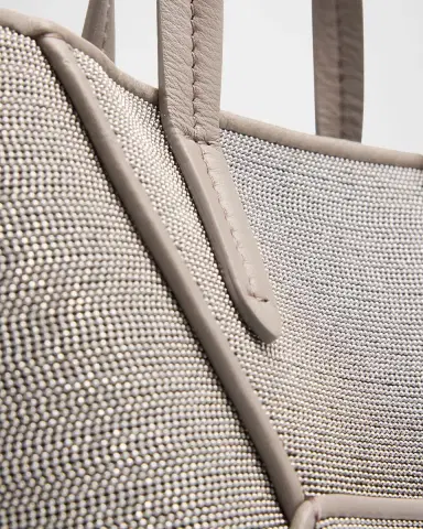 Brunello Cucinelli Duo All Over Monili Leather Mini Tote Bag | Thumbnail 10 Brunello Cucinelli Duo All Over Monili Leather Mini Tote Bag | Thumbnail 10