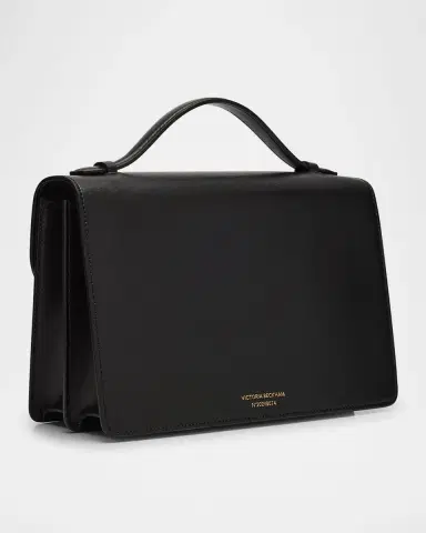 Victoria Beckham The Dorian Flap Leather Shoulder Bag | Thumbnail 3 Victoria Beckham The Dorian Flap Leather Shoulder Bag | Thumbnail 3