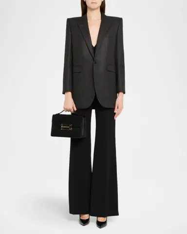 Victoria Beckham The Dorian Flap Leather Shoulder Bag | Thumbnail 5 Victoria Beckham The Dorian Flap Leather Shoulder Bag | Thumbnail 5