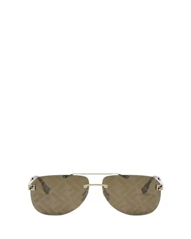 Fendi Men's Sky Monogram Metal Sunglasses | Thumbnail 1