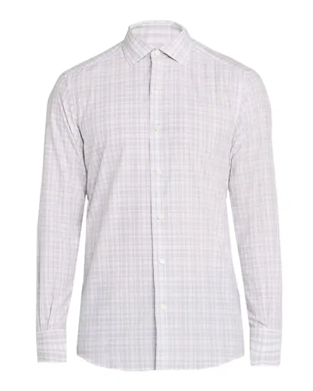Men 's Tonal Plaid Cotton Classic-Fit Sport Shirt
