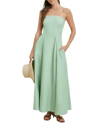 Favorite Daughter The Favorite Linen Dress | Thumbnail 1 Favorite Daughter The Favorite Linen Dress | Thumbnail 1