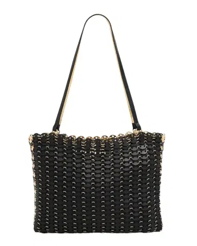 Rabanne Sac a Main Leather Disc Link Shoulder Bag | Thumbnail 1