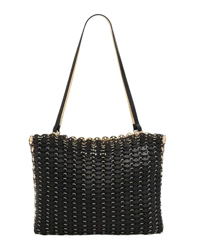 Sac a Main Leather Disc Link Shoulder Bag