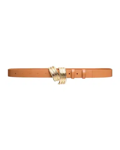 Brandon Maxwell Edythe Swirl Leather Belt | Thumbnail 1